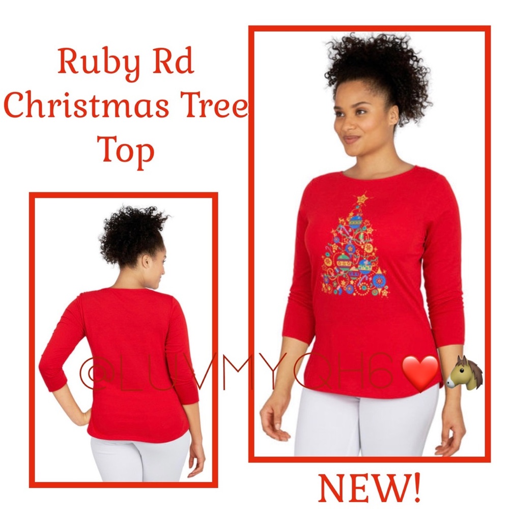 Ruby Rd Christmas Tree Top